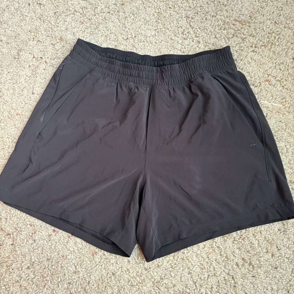 Lululemon Medium Pacebreaker Short 5inch Linerless (Black)